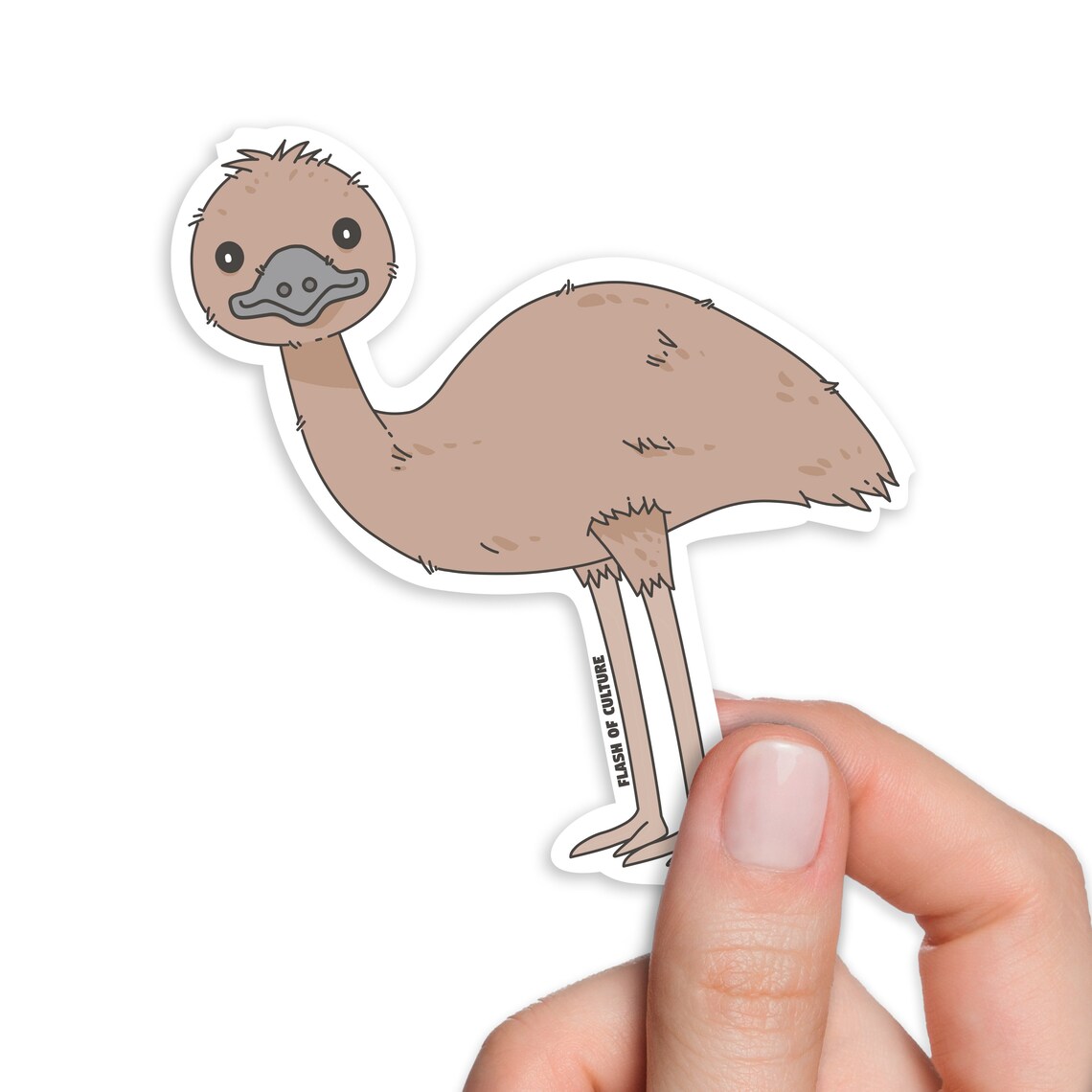 Emu Sticker Australian Emu Sticker Bird Stickers | Etsy
