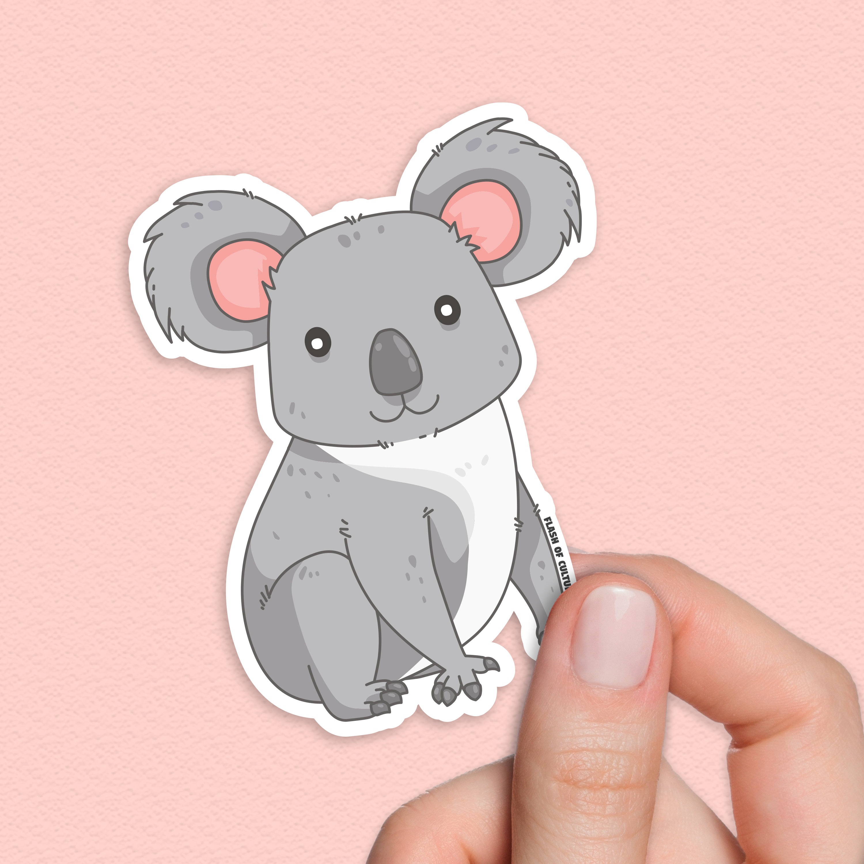 Koala Sticker Australian Koala Koala stickers Sticker for Etsy