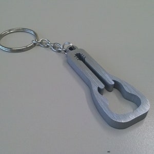Electric guitar, classical guitar, guitar case, music, aluminum musician keychain