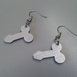 Earrings in the shape of a phallus, little dick, penis, cute earrings, funny gift