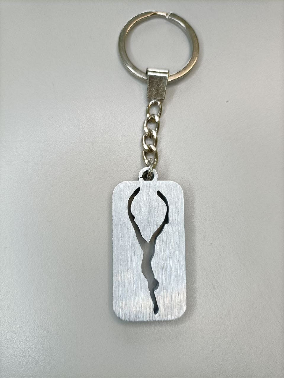 Freediving, duiken, AIDA, CMAS, FIPSAS aluminium sleutelhanger