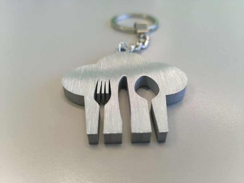 Chef Hat, Kitchen, Restaurant, Catering, Aluminum Keychain - Etsy
