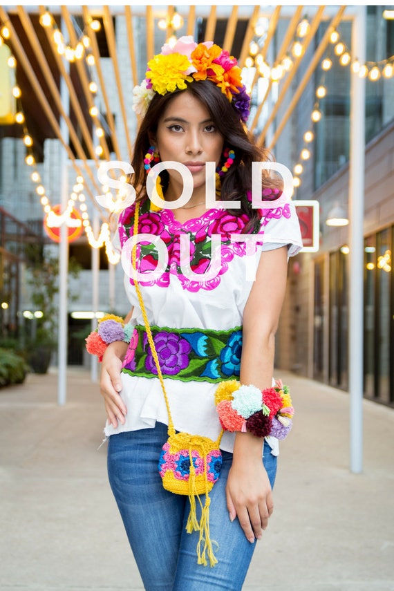 YOLI Embroidered Belt/embroidery Belt/mexican Belt/frida  display picture 3