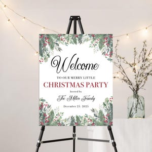 Christmas Holiday Sign, Custom Holiday Sign, Christmas Theme, Holidays Decor, Printables, Personalized, Digital, Christmas Event