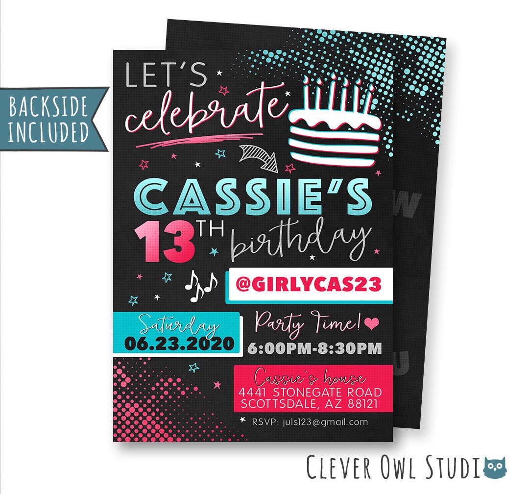 Tik 2024 tok invitations