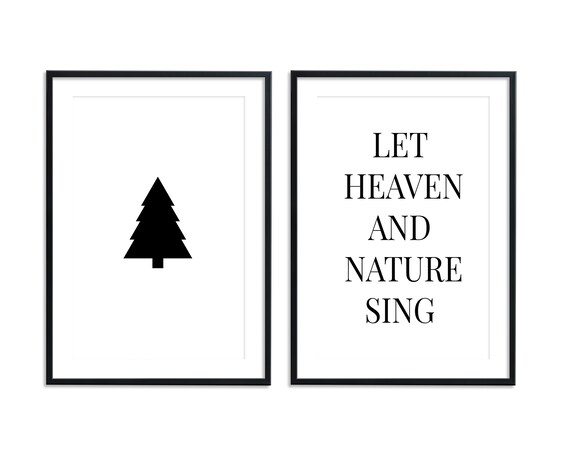 Heaven and Nature Sing Printable | Etsy
