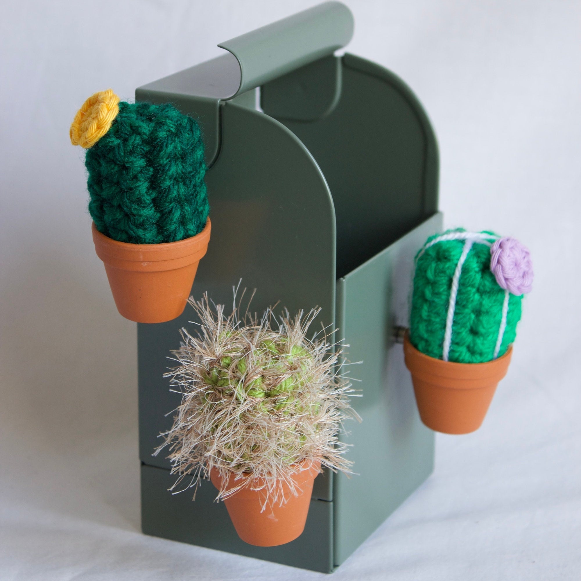 Magnet cactus succulente en bois, aimant frigo - Un grand marché
