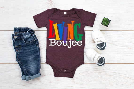 Living Boujee Multiple Colors Infant Bodysuit Cardi B Etsy