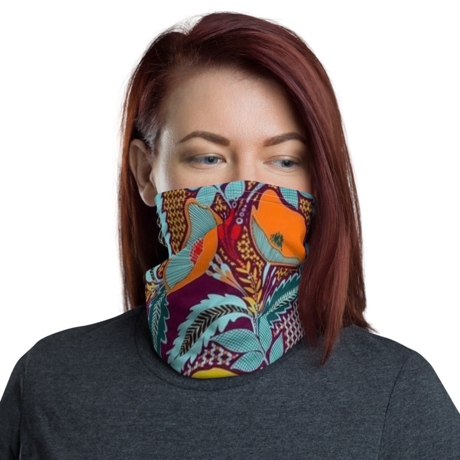 african pattern colorful designer mask