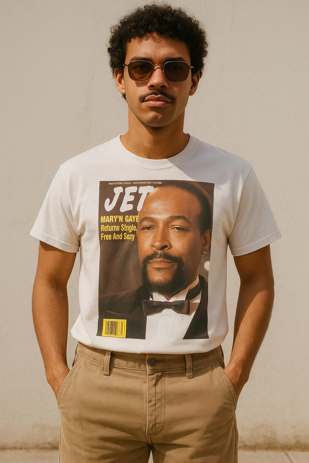 Vintage JET Magazine Marvin Gaye Tee | Soul Music Legend Tee | R&B