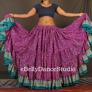 Maharani Skirt/25 Yard Skirt/Gypsy Skirt/Belly Dance Skirt/Tribal Skirt/Flowy Skirt/Jaipur Skirt/Festival Skirt/Renaissance/Cosplay/FCBD