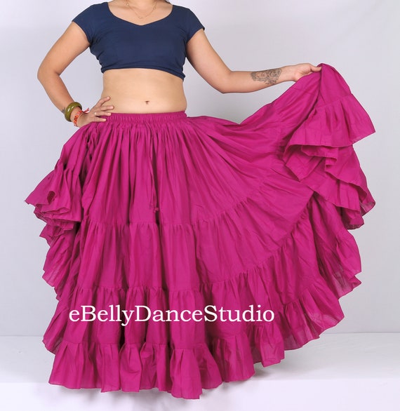 25 Yard Skirt/gypsy Skirt/cotton Skirt/tribal Skirt/belly