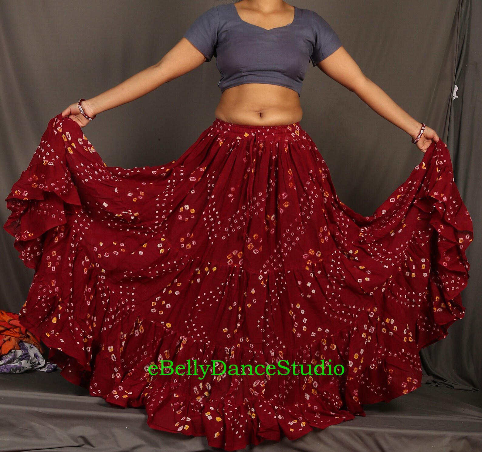 Jaipur 25 Yard Skirt Cotton ATS Gypsy Skirts Belly Dance 25 Etsy