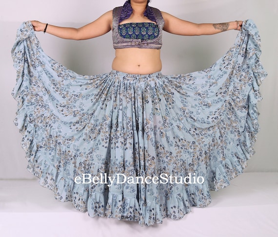 楽天市場】ジプシースカート【25ヤード サテン生地】オーバーラップ