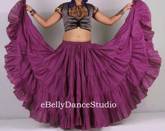 RACHELLE, (S-M 26-40 inch waist) 25 yard, ATS, Gypsy skirt