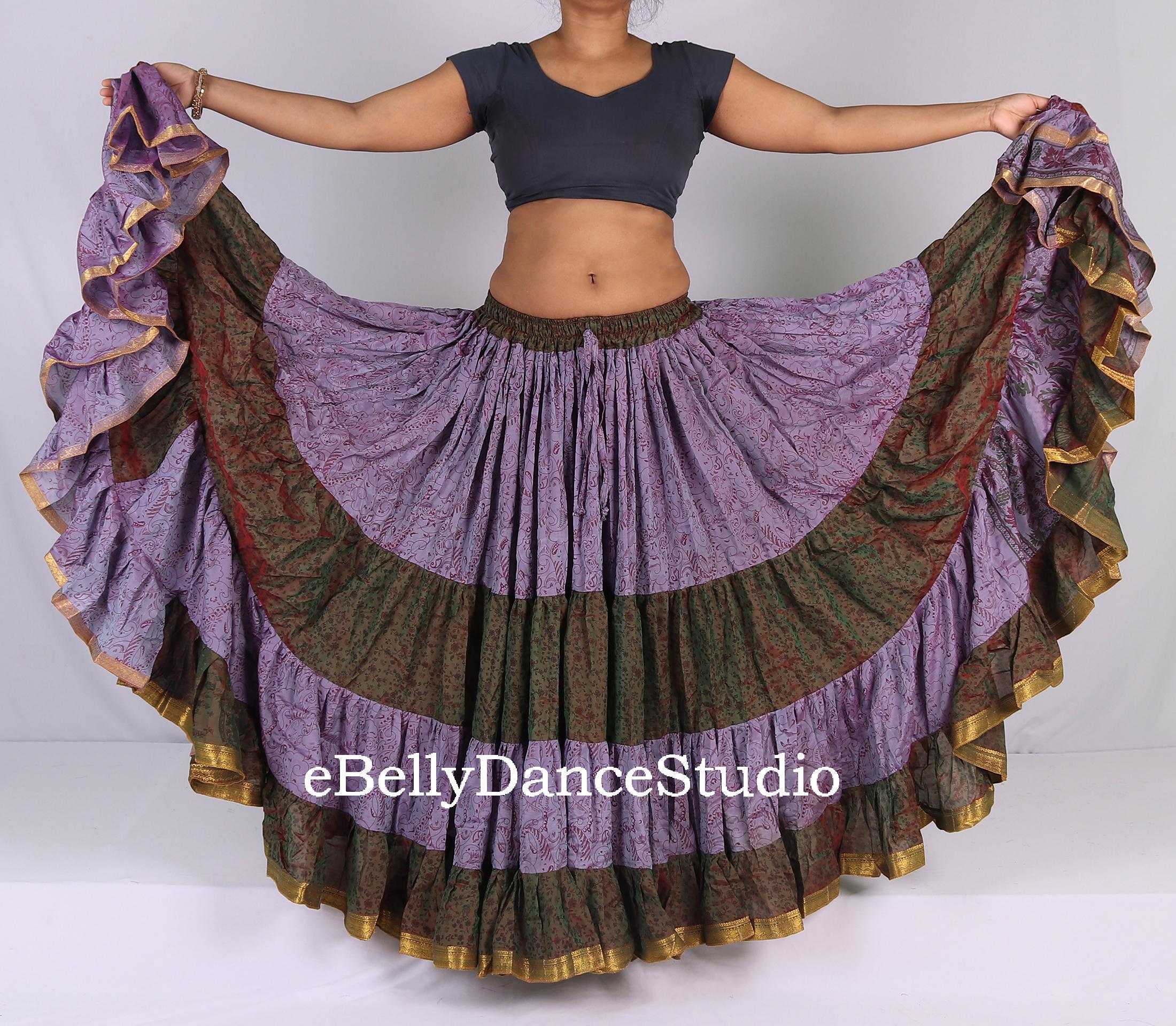 ベリーダンス ジプシースカート 25ヤード ats トライバルフュージョン 25ヤードスカート/ジプシースカート/ATSスカート/ベリーダンススカート