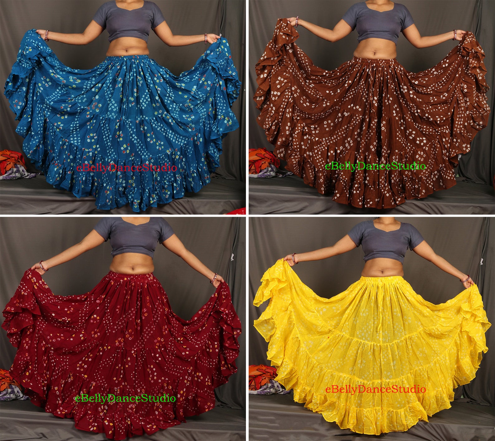Jaipur 25 Yard Skirt Cotton ATS Gypsy Skirts Belly Dance 25 Etsy
