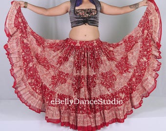 ベリーダンス ジプシースカート 25ヤード ats トライバルフュージョン トライバルベリーダンススカート - 25ヤード＆35ヤード、ATS