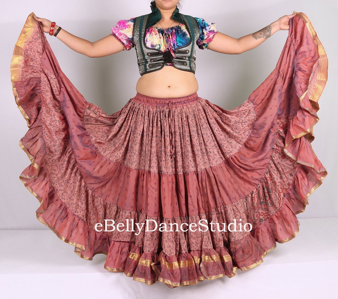 25 Yard Skirt/gypsy Skirt/belly Dance Skirt/tribal Skirt/ats Etsy