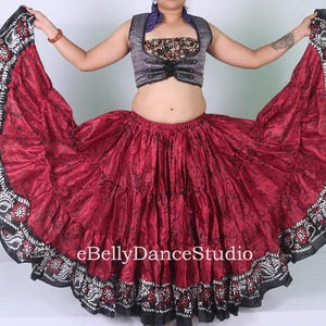 ベリーダンス ジプシースカート 25ヤード ats トライバルフュージョン 25ヤードスカート/ATSスカート/ジプシースカート/トライバルスカート/4