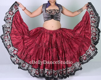 ベリーダンス ジプシースカート 25ヤード ats トライバルフュージョン 25ヤードスカート/ATSスカート/ジプシースカート/トライバルスカート