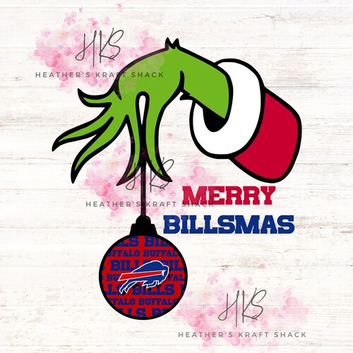 Buffalo Bills Grinch Ornament PNG Digital Image X3 - Etsy UK