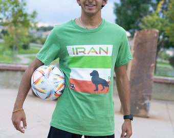 Iran Sunburst Proud Lion World Cup 2026 Shirt Design Unisex - Young Lions