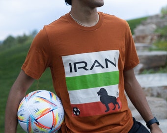 Iran Proud Lion Team Melli World Cup T-Shirt- Unisex- Iran Pride- Persian - Iranian Shirt - Persian Shirt- Iran Lion - Iran Soccer- Lions