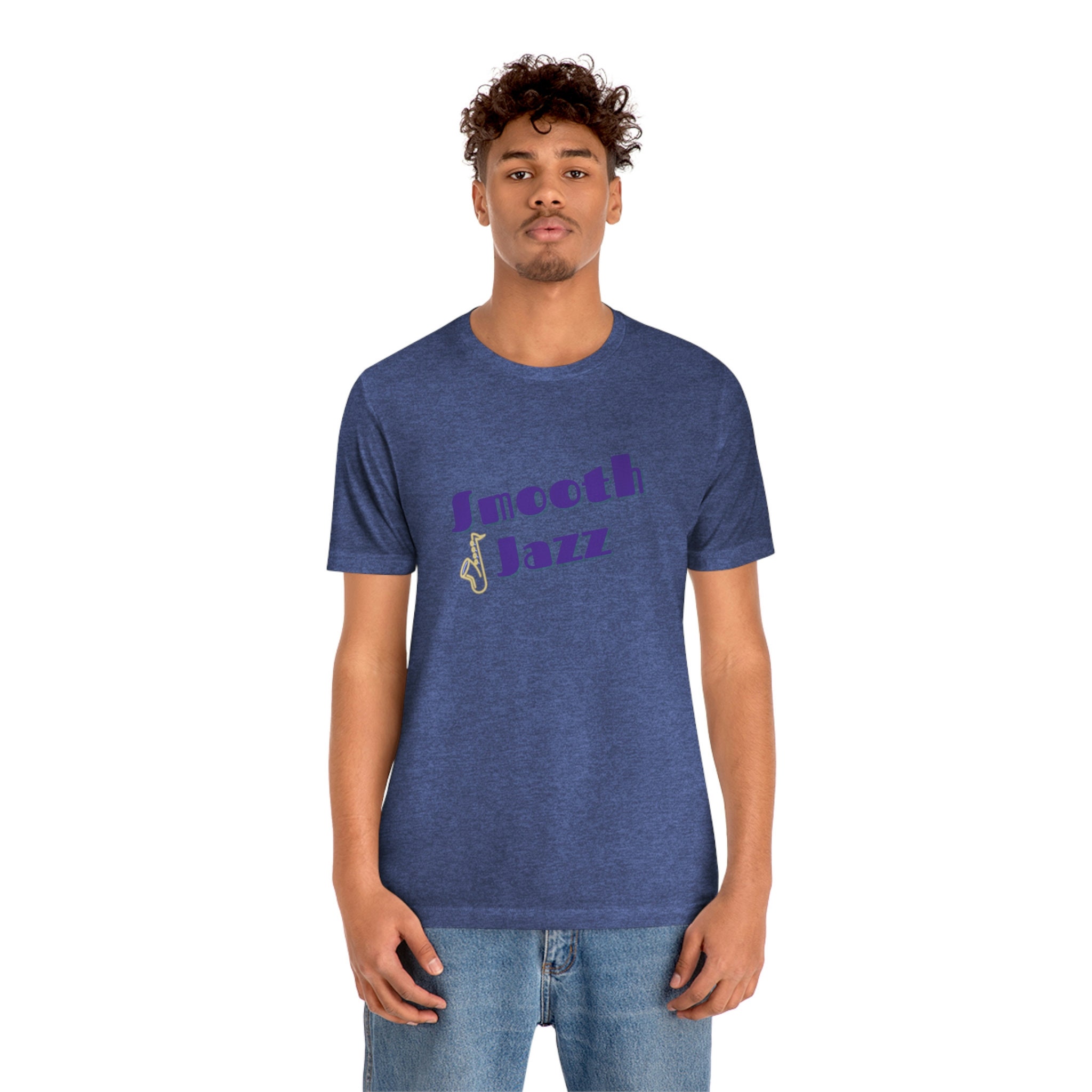 ミュージシャン 90s Smooth Jazz Art Graphic T-Shirt Smooth Jazz T-shirt- Aesthetic, Jazzy, Vintage, 90s, Public