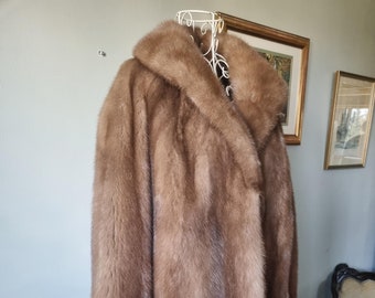 Vintage Whiskey Real Mink Fur Coat XL, Real Mink Fur Coat, Sable Mink Fur  Coat, Nerz Pelz Mantel, Mink Fur Jacket, Beige Mink Fur Coat L XL - Etsy
