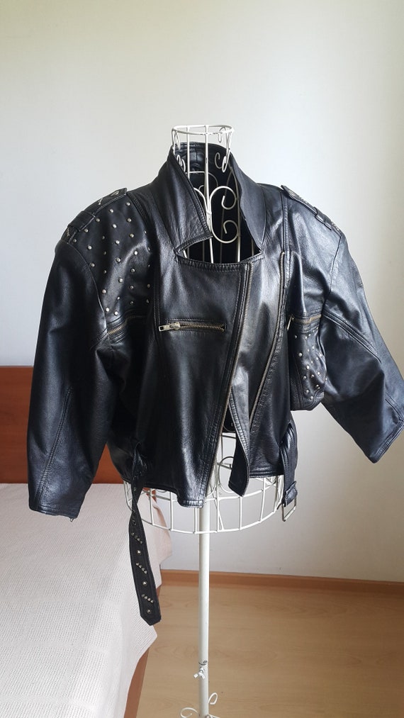 80s Black Leather Jacket , 80s Clothing, 1980s Leather Jacket, Retro Biker Jacket, Metal Studs Jacket, 80s Women Jacket, 80 Mens Jacket - Etsy 80s Black Leather Jacket , 80s Clothing, 1980s Leather Jacket, Retro Biker Jacket, Metal Studs Jacket, 80s Women Jacket, 80 Mens Jacket - Etsy