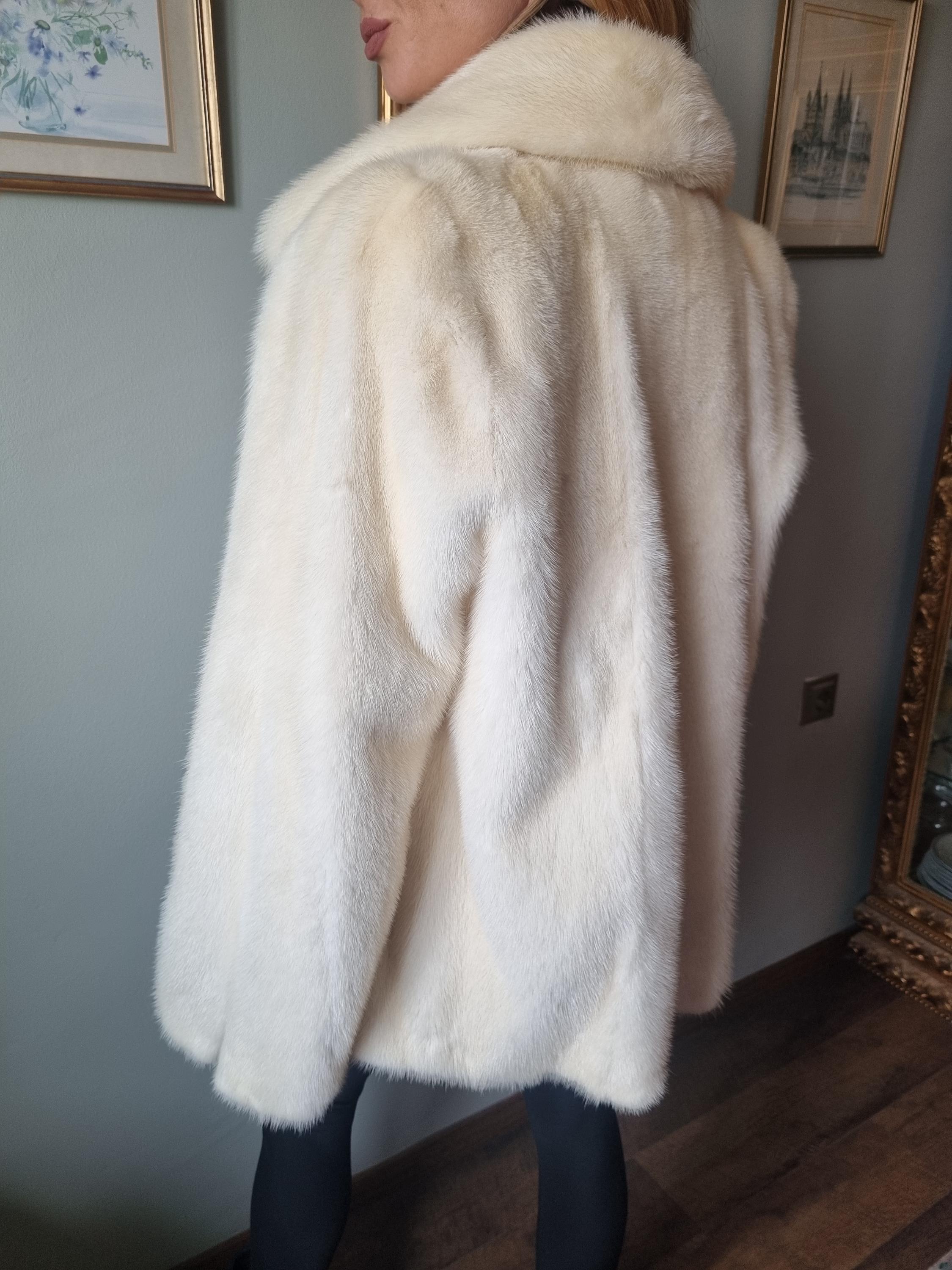 SAGA MINK ホワイトファーコート ヴィンテージホワイトSAGAリアル