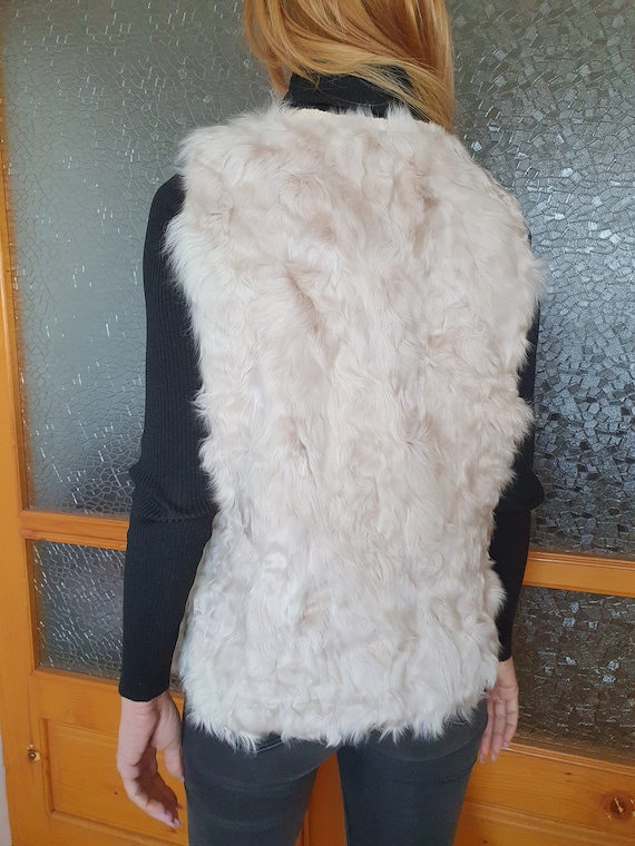 Shearling Vest, Boho Shearling Vest, Ethno Shearl… - image 7