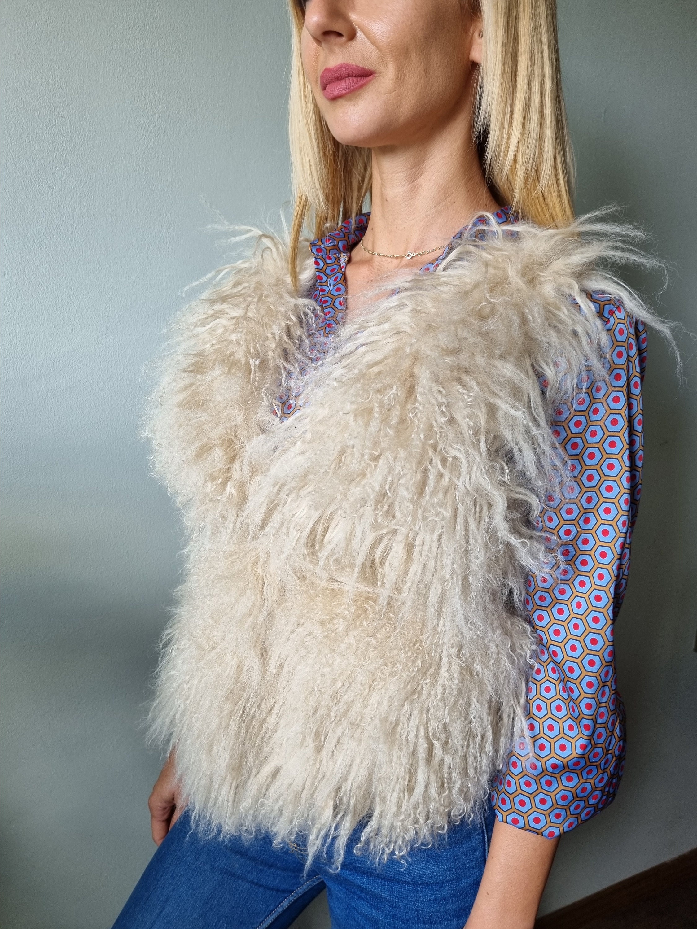 Beige Fur Coat - Etsy