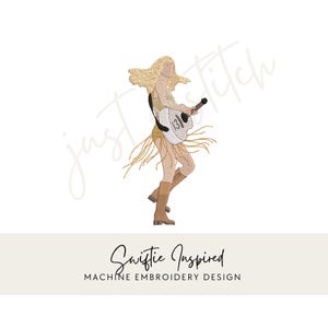 Eras Inspired Outfit Embroidery Design | Digital Download – 3 Sizes Included