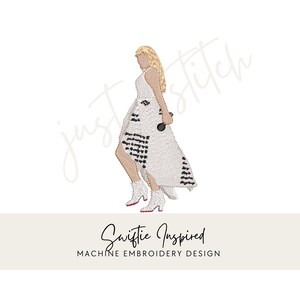 Eras Inspired Outfit Embroidery Design | Digital Download – 3 Sizes included