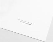 Blank Artist Limited Edition Signature Stamp, Artist Stamp, Art Print Stamp, Personalized Stamp, Eco Friendly Stamp, Signed Art Print