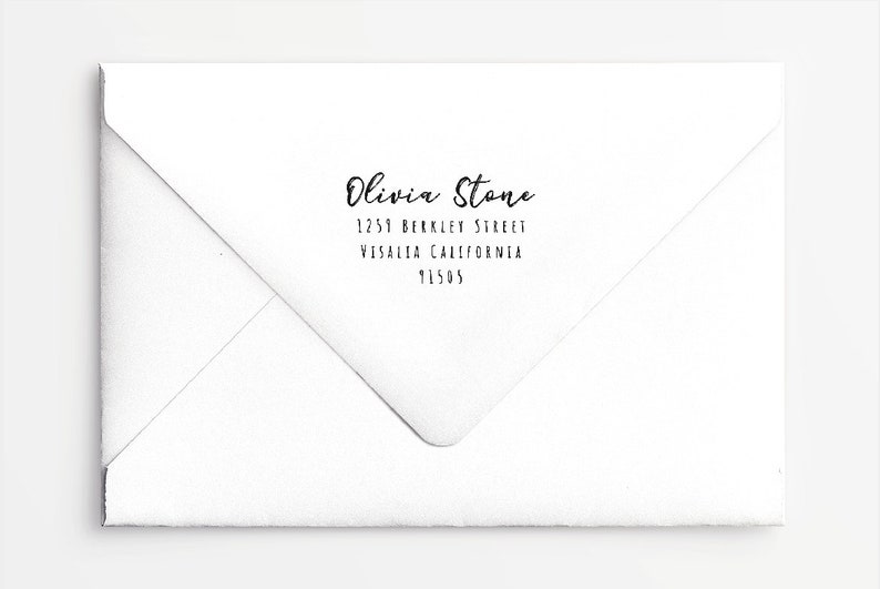 Custom Address Stamp Address Stamp No Wedding Stationery Stamper 23 Wooden Rubber Stamp Return Address Stamp Personalized Stamp