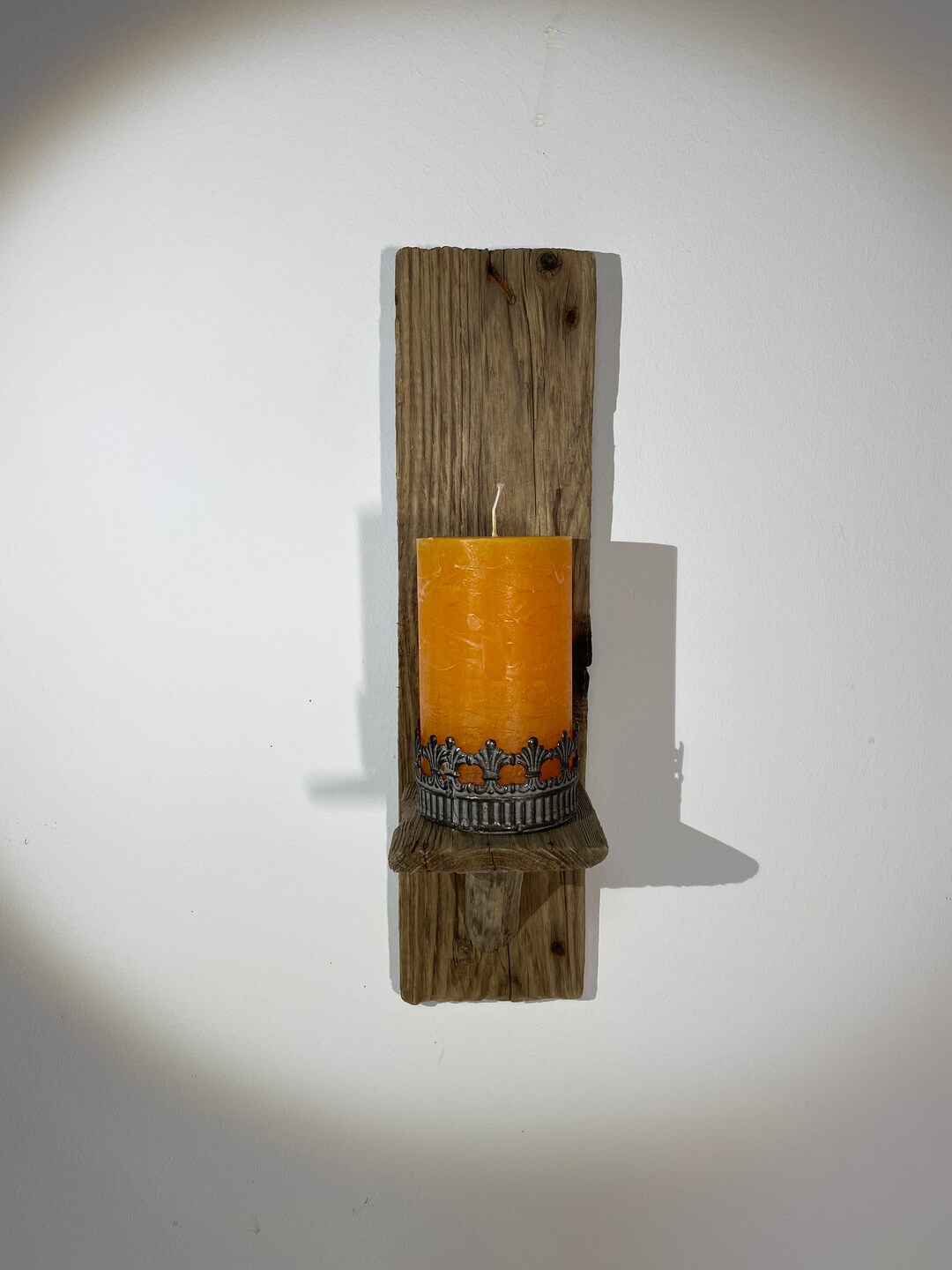 Driftwood Wall Candle Holder Driftwood Candle Holder Etsy