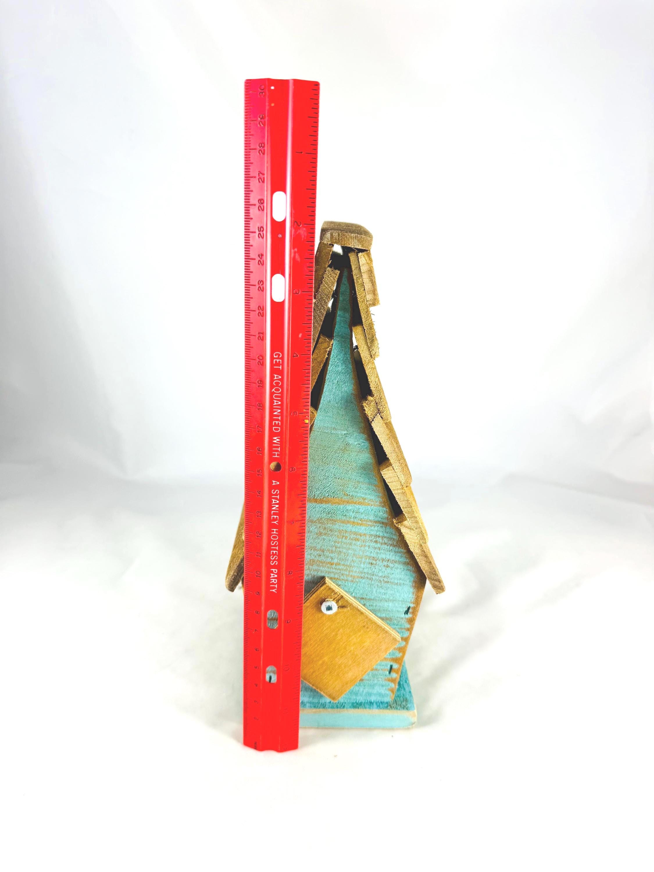 Nautical Coastal Birdhouse, Rustic Lighthouse Centerpiece, Gift for ...