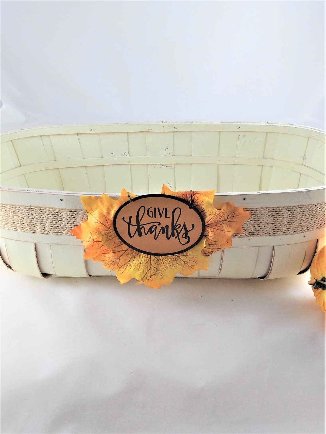Thanksgiving Fall Table Basket Harvest Basket Bread Basket Etsy