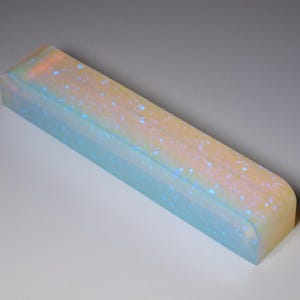 Coarse Crystalline Imitation Opal, 53.88 g, ~ 112 x 20 x 18 - 19 mm