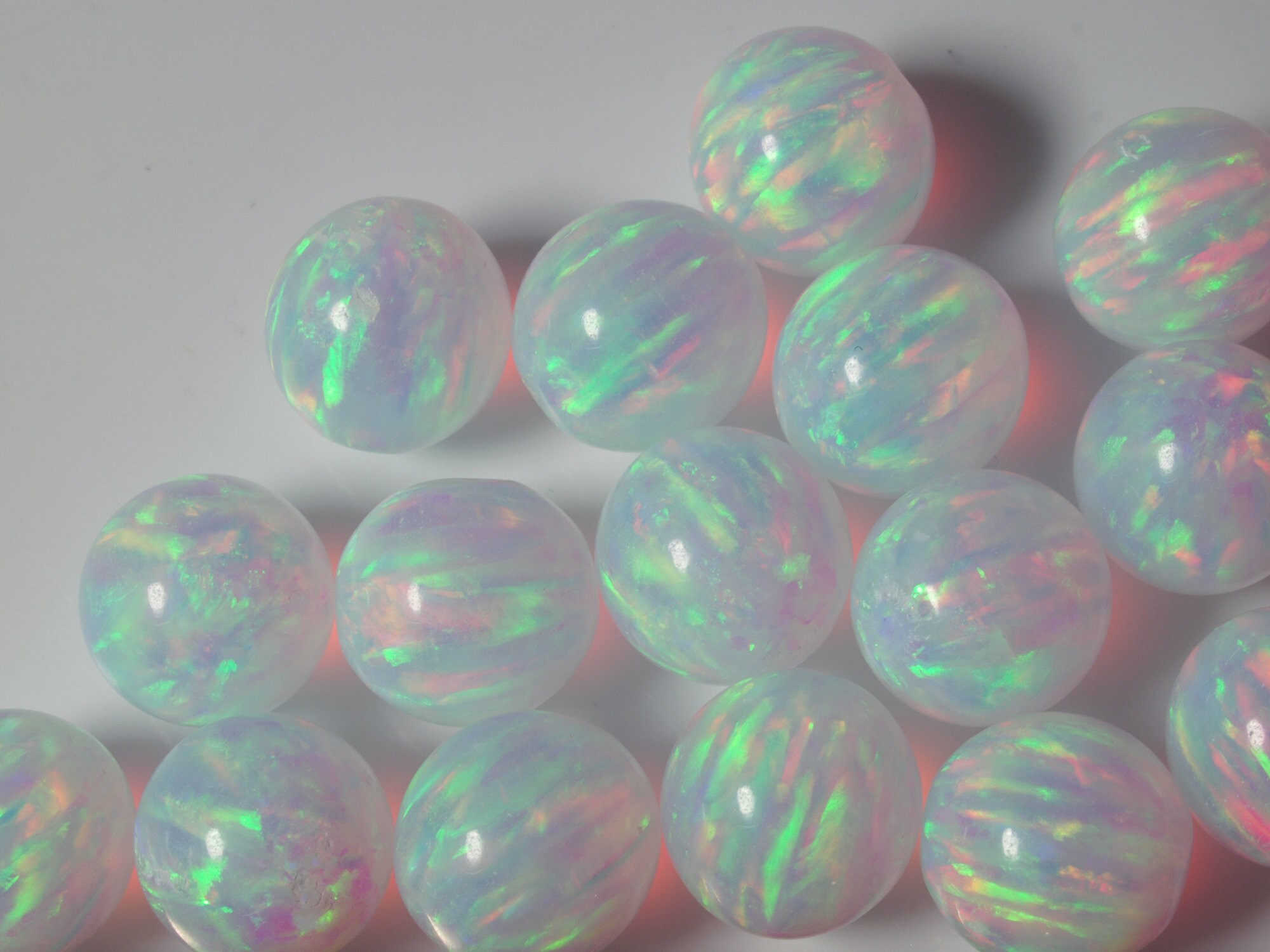 Gray Opal Sphere with free wood stand. Gray Opal Sphere with free wood stand.