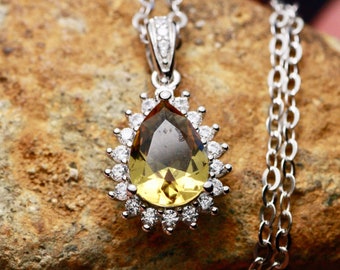 Handcrafted Color Change Turkish Diaspore Pendant Sterling Silver