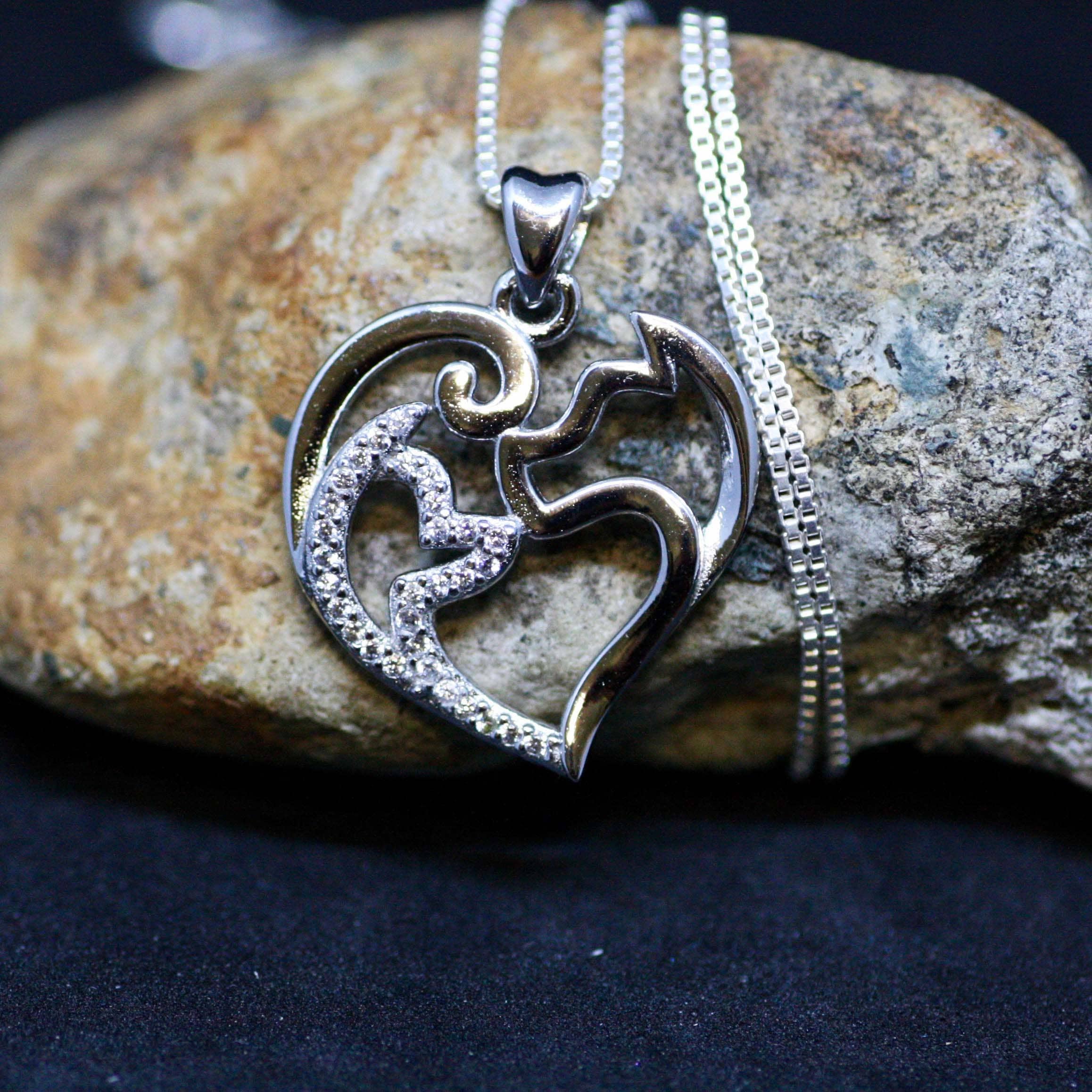Collana Donna In Argento 925 Con Ciondolo Cane A Cuore – Per Amanti Dei Cani