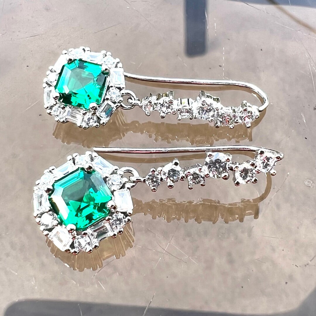 Blauer Opal Kreuz Anhänger Aus Sterlingsilber - Labor Hergestellt Mit Kette