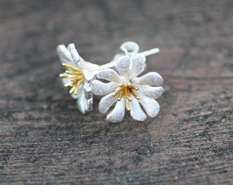 【STONEHENgE】Love Duet〜Silver Flower Earrings SA25A82U il_340x270.2666445191_loop.jpg