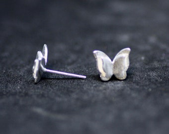 Orecchini a Farfalla in Argento Sterling 925 Farfalla Borchie Orecchini Regalo per Donne Ragazze Bambina (Orecchini a Farfalla B Orecchini a Farfalla in Argento Sterling 925 Farfalla Borchie Orecchini Regalo per Donne Ragazze Bambina (Orecchini a Farfalla B