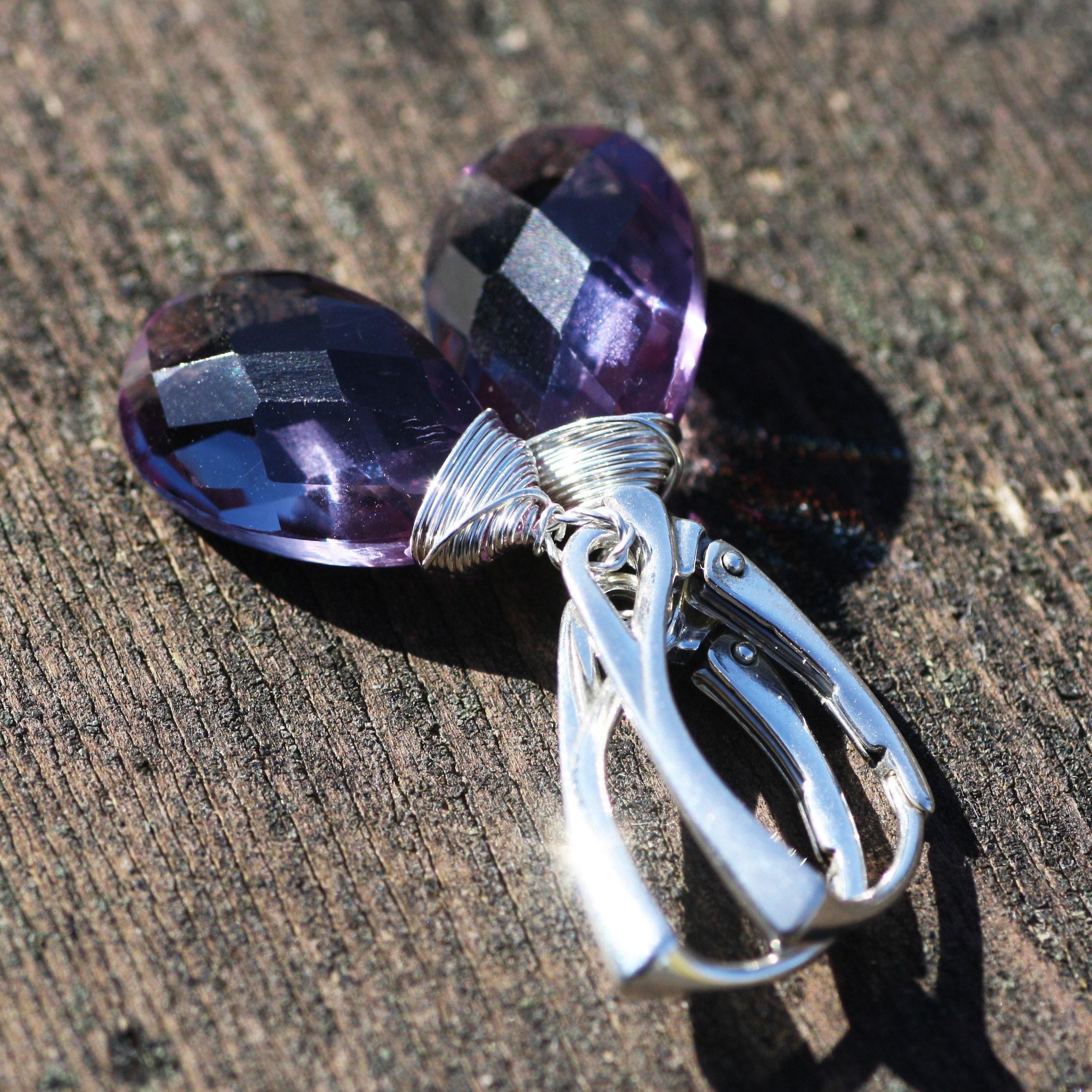 Himmelblauer Topas Silber Ohrringe, 3,42ct Brasilien