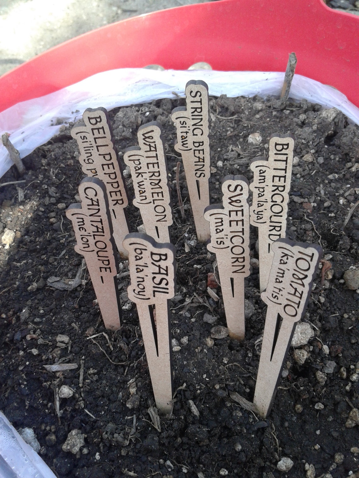 Plant Markers/ Plant Stakes/ Garden Markers/ Plant Labels/ Etsy